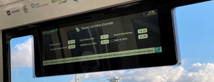 Orlyval - new smart windowpane displays
