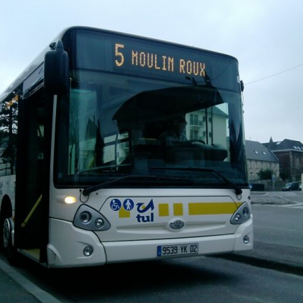 Laon, France, Bus, Mobilité