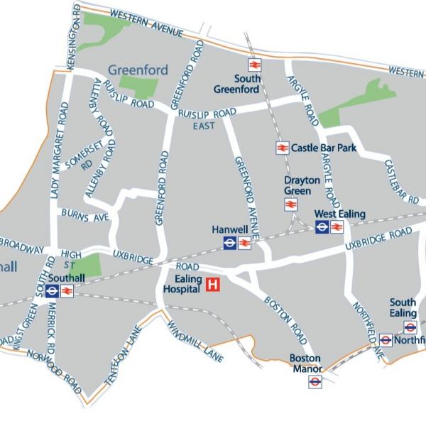 Map Ealing - Slide Ealing - TAD - RATP Dev