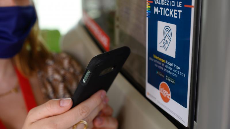 M-ticketing sur le reseau Irigo d'Angers