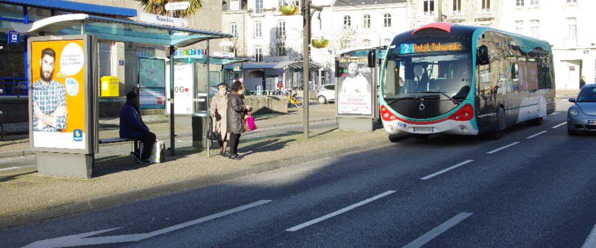 Vannes, France, Bus in Mobility