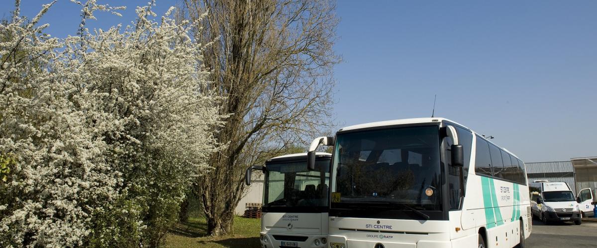 Un bus STI Centre en mobilité