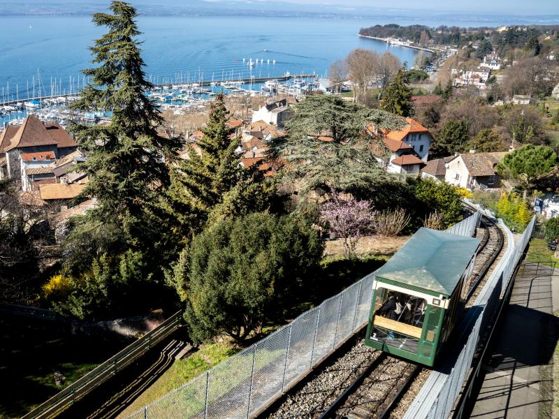 the new STAR'T public transit network in Thonon, France