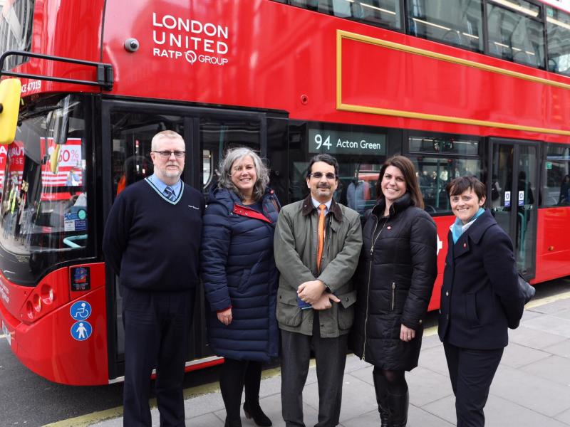 Route 94 - Bus 100% électriques - RATP Dev - Londres