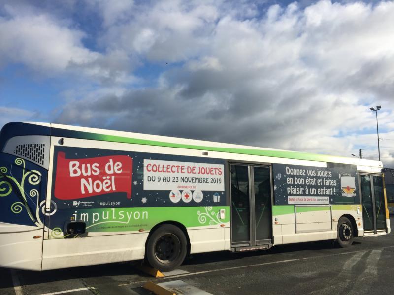 ImpulsYon - La Roche-sur-Yon - bus de noël - RATP Dev